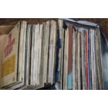 A large selection of mixed genre LP records