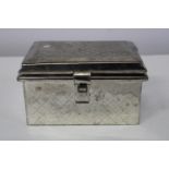 A Lisbeth Dahl collectable silver tone lidded box