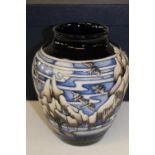 A boxed large limited edition Moorcroft vase by Helen Dale "Weeping Willow" 1st quality h22cm