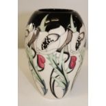 A Moorcroft vase "Talwin" 1st quality h20cm