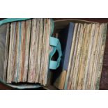 A large collection of mixed genre LP records