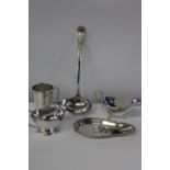 Five pieces of good quality silver plated ware