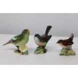 Three collectable Beswick bird figures