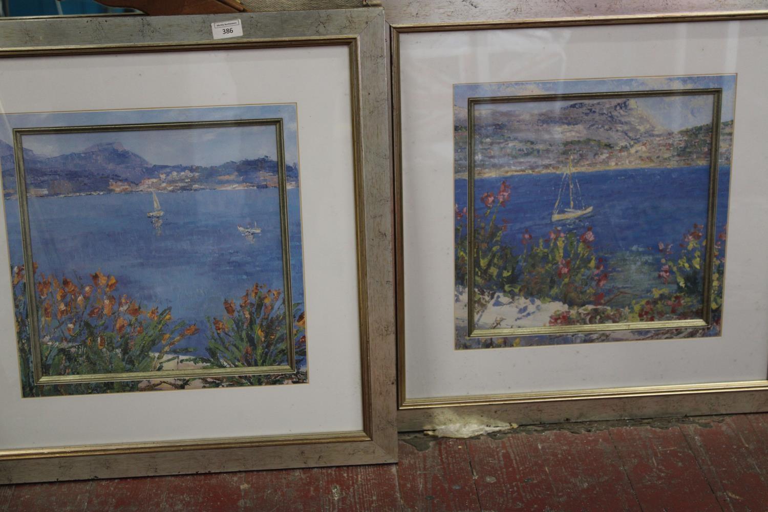 Two nicely framed seaside prints Will not post