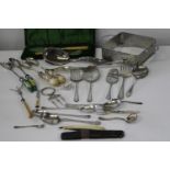 A good selection of silver plated flat ware etc