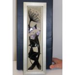 A boxed Moorcroft wall plaque "Summer Silhouette" 1st quality 44x14cm