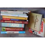 A box of crafting & DIY related books