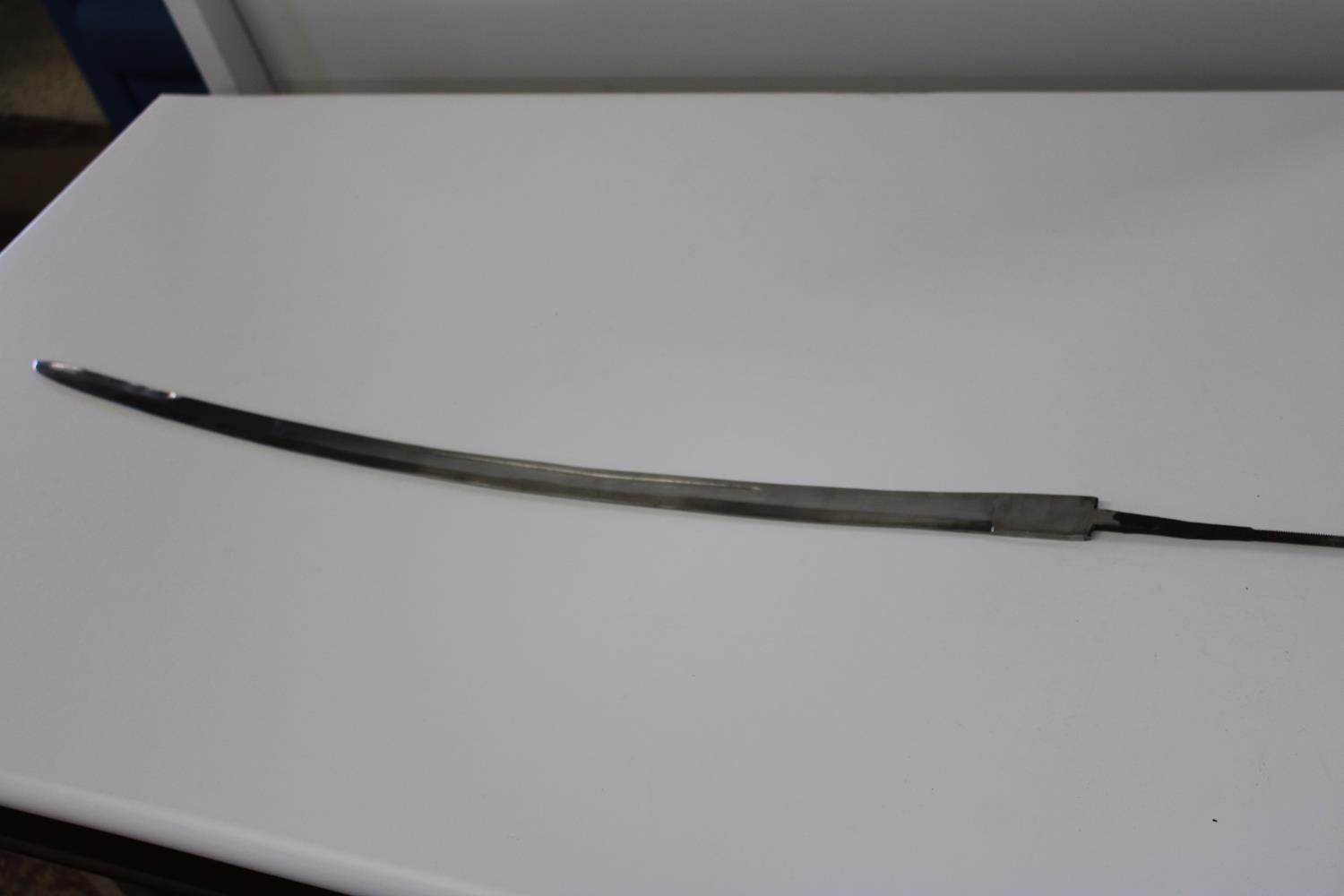 An antique German sword blade