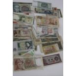 A selection of British & World bank notes