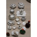 A selection of minature ceramics etc