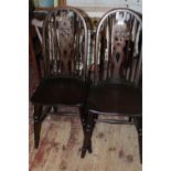 A good pair of vintage stick back chairs unable to post