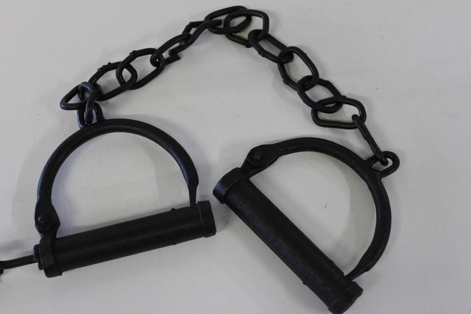 A set of Victorian handcuffs