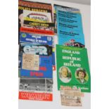 A selection of assorted sporting programmes etc