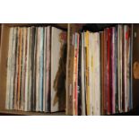 A large collection of mixed genre LP records