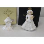 A boxed Royal Worcester & Coalport figure