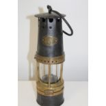 A collectable colliery mining lamp