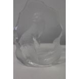 A Mati Januss glass sculpture