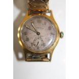 A vintage military style Rotary Super Sports gents wrist watch in GWO