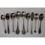 A selection of hallmarked silver spoons (122 grams)