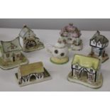 A selection of Coalport cottages