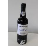 A bottle of vintage Churchill's 1997 port