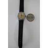 A rare J.W. Benson Smiths tropical wrist watch, movement not working. Possibly been over wound.!!