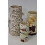 Three Sylvac collectable vases