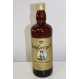 A vintage bottle of King George 1V old scotch whisky 26 2/3 fl ozs 70% proof