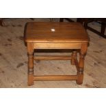 A small Ercol side table 46cm x 37cm Collection Only