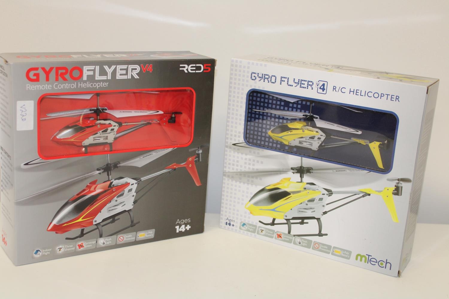 Two boxed remote controlled Gyro Flyers