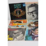 A selection of collectable LP records