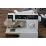 A vintage Singer samba 6 electric sewing machine 6215C in working order. with accessories Collection