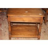 An Ercol side table with draw Collection Only. 67cm x 47cm