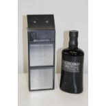A 2017 bottle of Highland Park single malt scotch whisky