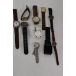 A job lot of assorted watches