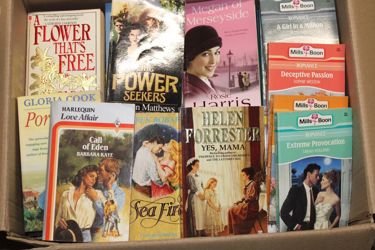 A large quantity of mainly Mills & Boon books