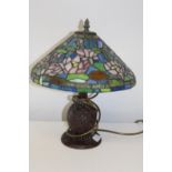 A Tiffany style table lamp h40cm