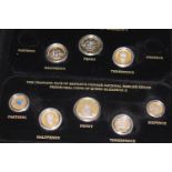 A boxed set of collectors coins