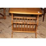 An Ercol magazine rack/side table Collection Only top measure 55cm x 36cm