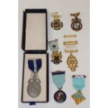 A selection of masonic medals & other