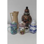 A selection of assorted ceramics including Ringtons (as found)
