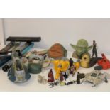 A job lot of vintage Star Wars models & other