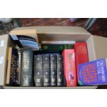 A box of assorted books etc