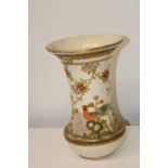 A hand decorated Japanese vase h32cm
