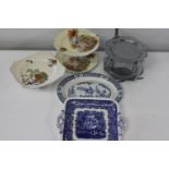 A selection of cake plates etc