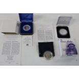 Three .999 silver proof commemorative coins