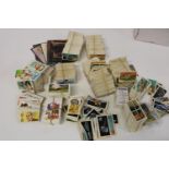 A large collection of assorted Brooke Bond card sets