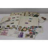 Two stamp albums & selection of FDC's