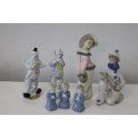 A selection of Spanish pottery figures & other