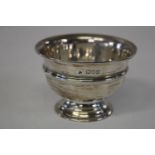 A hallmarked Victorian silver footed bowl (106 grams)